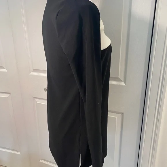 NWT Boston Proper Black and White Long Sleeve Blouse Top - XS - Picture 5 of 11